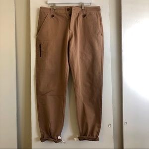 Marshall Artist khaki button fly pants 36W 32L